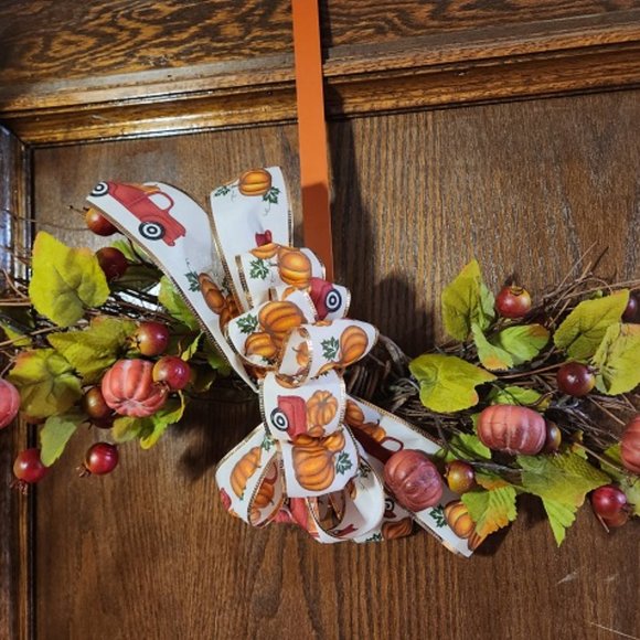 Handmade Autumn Swag - Picture 3 of 4